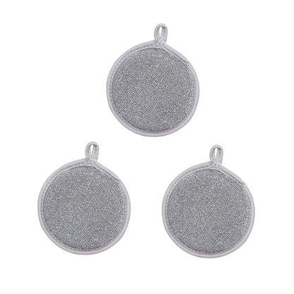 Kitchen Double-sided Round Sponge Brush