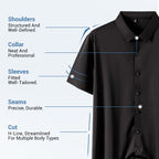 ✨ 50% OFF✨Men's Short Sleeve 4-Way Stretch Shirt