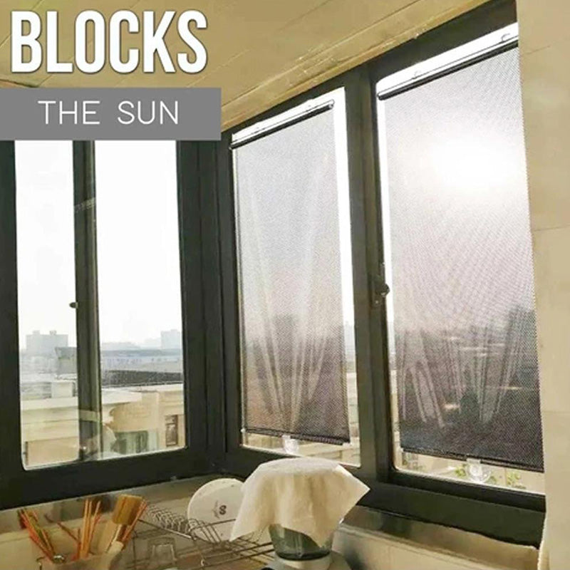 Retractable Window Roller Sunshade for Car & Room