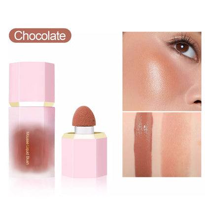 Smooth Liquid Face Blush with Air Cushion Applicator