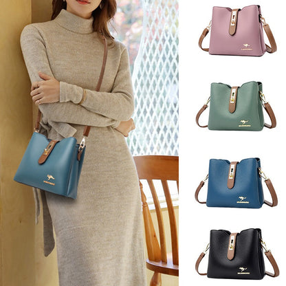 🔥Women's Casual Bucket Bag with 2 Straps for Carrying
