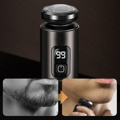 Men's Portable Electric Mini Shaver with Floating Blades