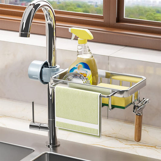 Rust-proof Space Aluminum Faucet Rack
