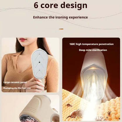 🎁Hot sale ✨Portable Handheld Vacuum Steamer for Clothes – Effortless Wrinkle-Free Style!