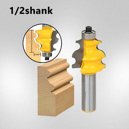 1/2 Inch Shank Architectural Molding Router Bit