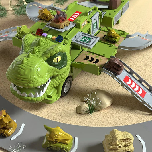 🦖Transformer Engineering Vehicle Track Playset