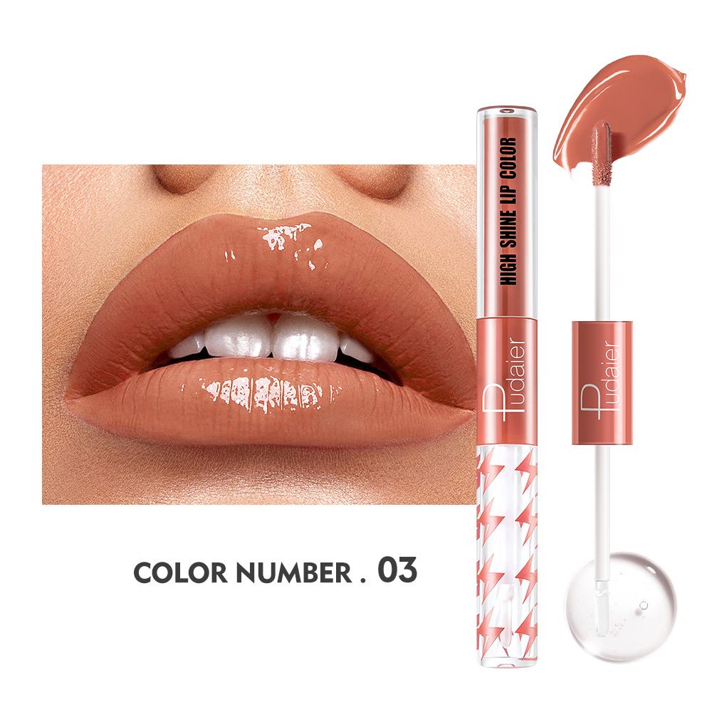 16 Colors Double Ended Highlighting Lip Gloss - High-shine Long-lasting✨