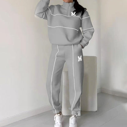🔥Casual Line Sweatshirt 2-Piece Set