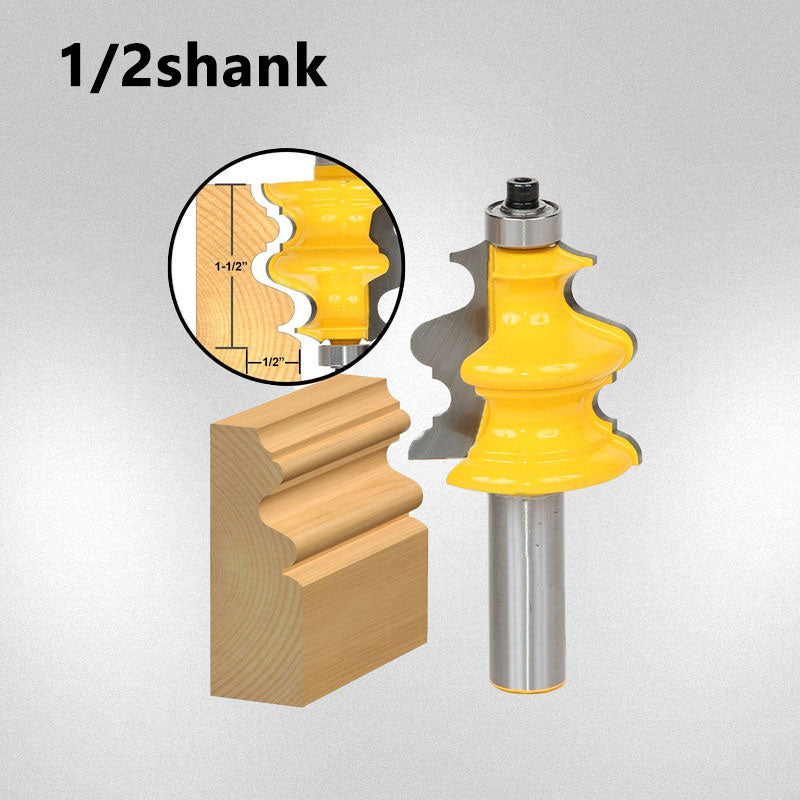 1/2 Inch Shank Architectural Molding Router Bit