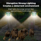 Beast Repellent Solar Warning Lights with Loud Volume