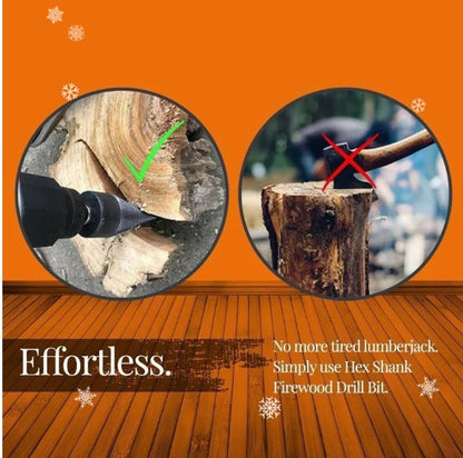 Hex Shank Firewood Drill Bit