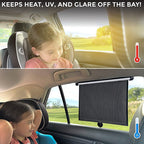 Retractable Window Roller Sunshade for Car & Room