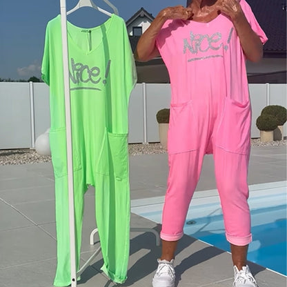 💖 Women's Casual Pocket Jumpsuit