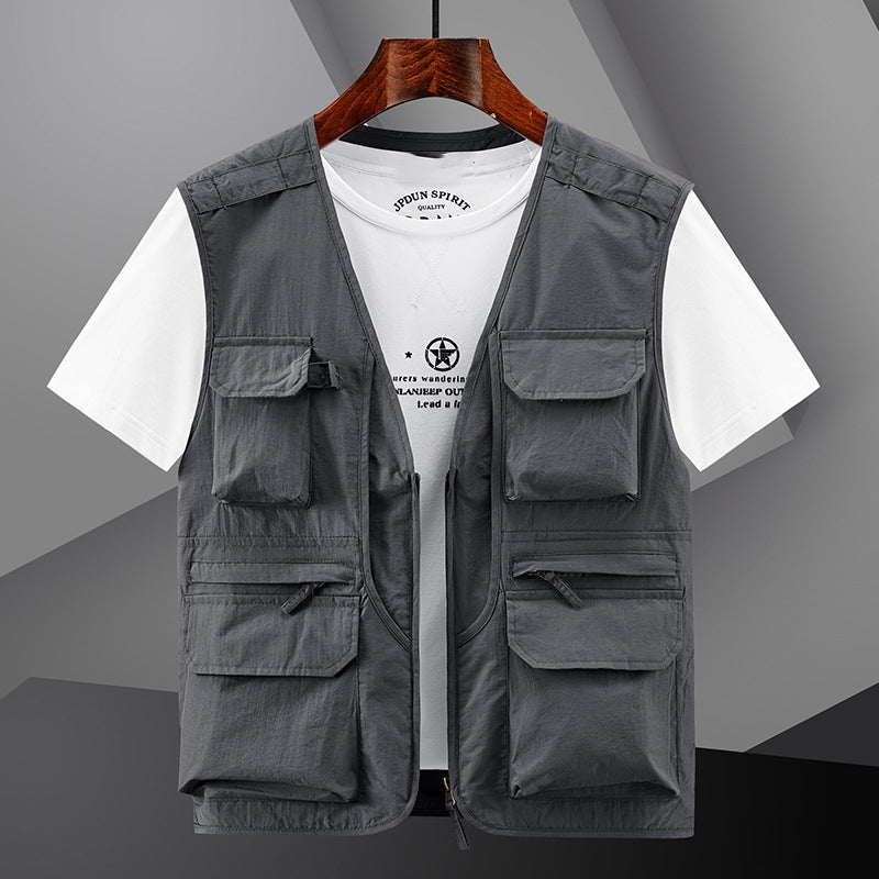 🔥Men's Outdoor Lightweight Breathable Multi-Pocket Vest🔥