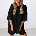 🍧💞Women's Summer Casual Loose Two-piece Set