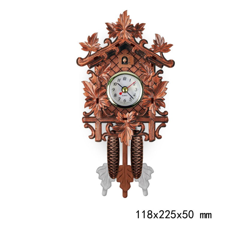 Vintage Wall Cuckoo Time Alarm Clock