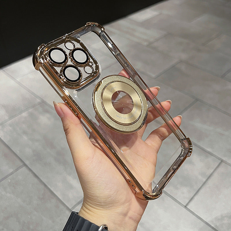 Powerful Protection Case with Magnetic Invisible Stand for iPhone