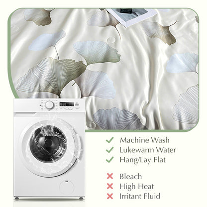 Cooling Breathable Floral Bed Sheet 4-Piece Set