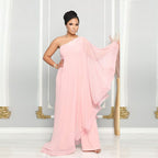Casual Elegant One-Shoulder Patchwork Jumpsuit for Women