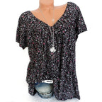 🌸🍃Spring Fashion Print Short Sleeve
