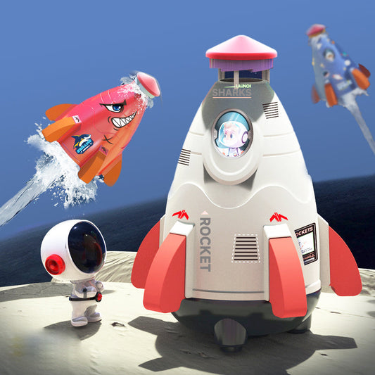 Fun Rocket Outdoor Water Spray Toy for Kids