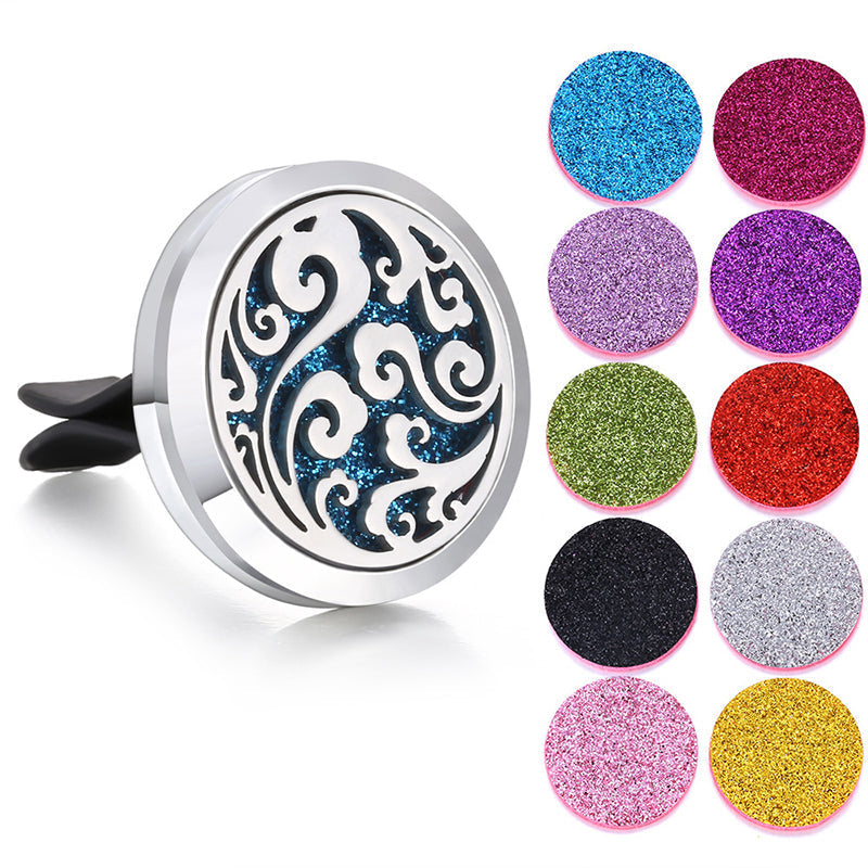 🔥Air Freshing Car Vent Diffuser Set with Clip & 10 Aroma Pads