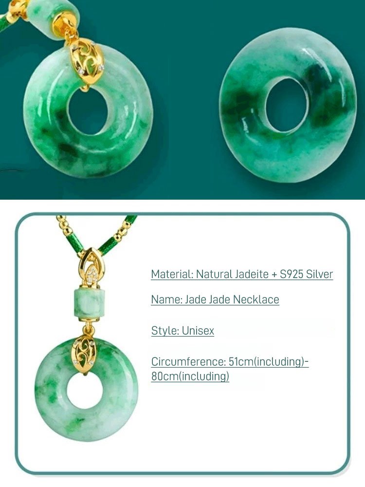 🔥2025 HOT SALE🔥Hetian Jade Blessing Safety Peace Buckle