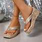 👠Women's Thick-Soled Sequined Flip-Flops