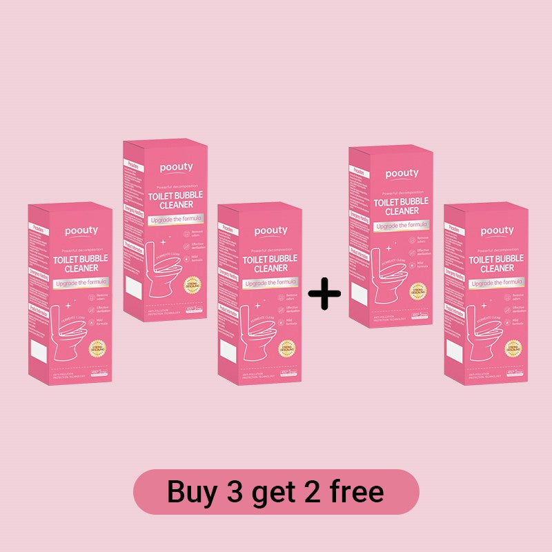🔥Pink Quick Foaming Toilet Bowl Cleaner - Powder Packs