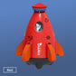 Fun Rocket Outdoor Water Spray Toy for Kids
