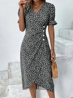 🌷Women's Floral V-neck Printed Dress