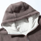 🎄Men's Double-Faced Thick Warm Hooded Jacket