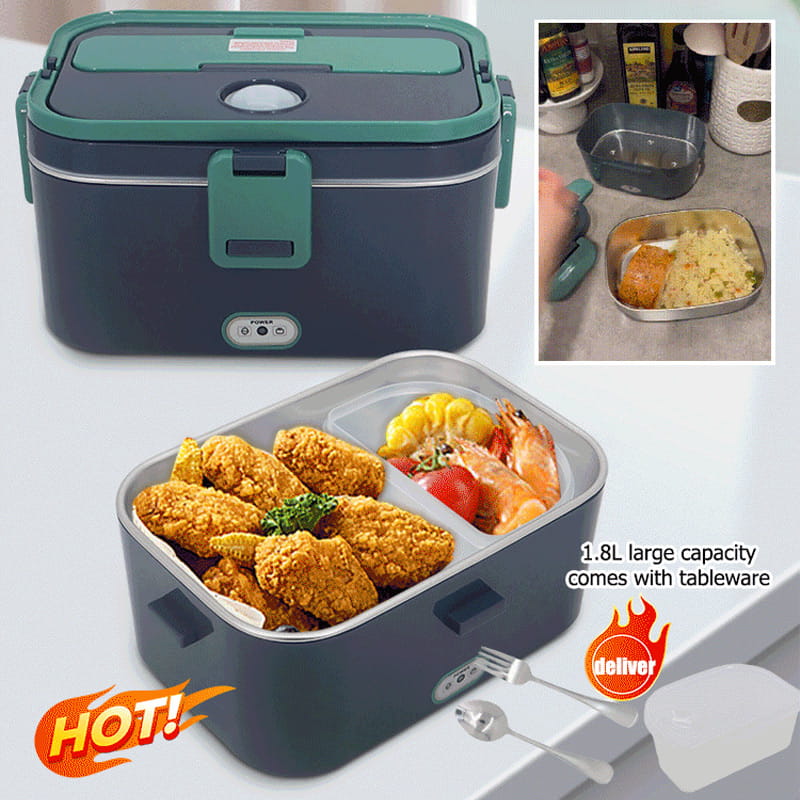 🔥🍱Portable Electric Lunch Box Food Heater Set