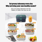 🔥🍱Portable Electric Lunch Box Food Heater Set