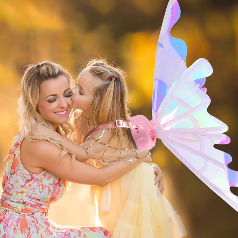 🔥Rechargeable Electric Fairy Wings with LED Lights and Music🧚‍♀️