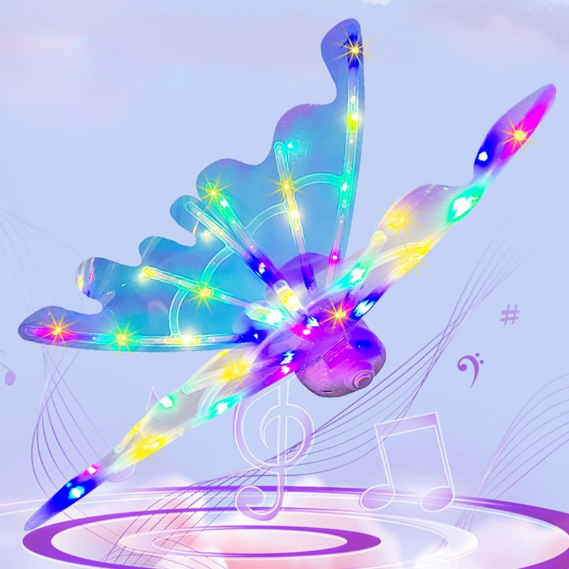 🔥Rechargeable Electric Fairy Wings with LED Lights and Music🧚‍♀️