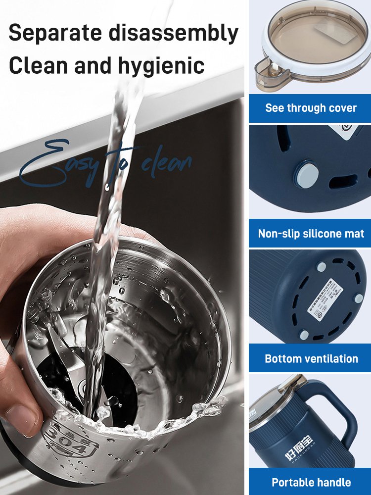 🔥Electric Grinding Cup – High-Speed, Large Capacity & Powerful Crushing 🍚📦