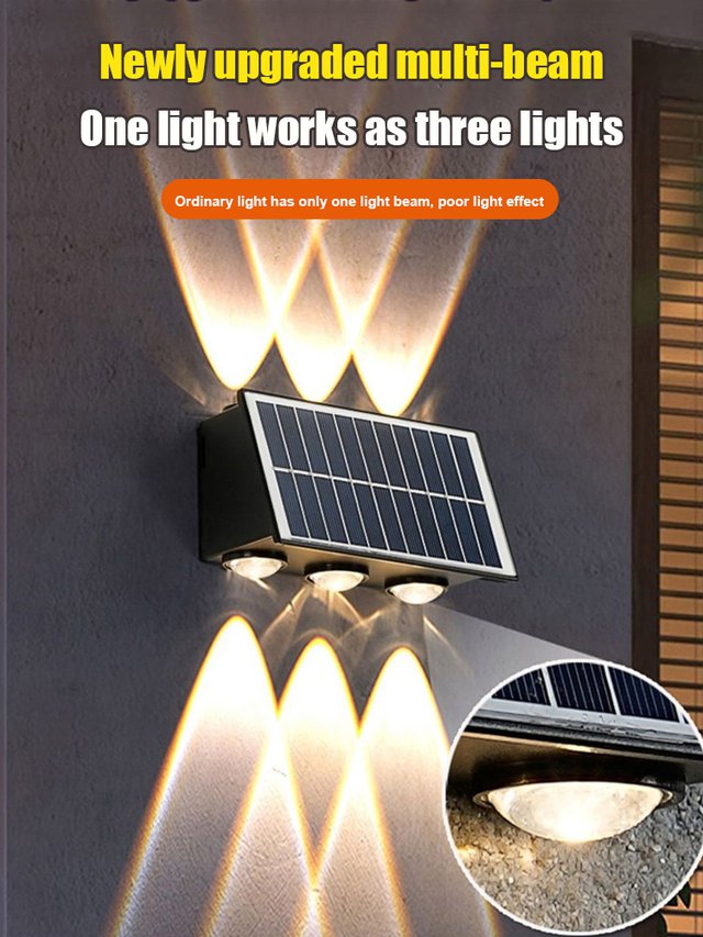 💡  ☀️ Solar Powered Wall Light – Auto On/Off, Weatherproof & Energy Saving 🏡