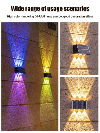 💡  ☀️ Solar Powered Wall Light – Auto On/Off, Weatherproof & Energy Saving 🏡