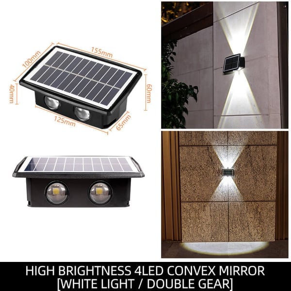 💡  ☀️ Solar Powered Wall Light – Auto On/Off, Weatherproof & Energy Saving 🏡
