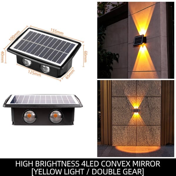 💡  ☀️ Solar Powered Wall Light – Auto On/Off, Weatherproof & Energy Saving 🏡