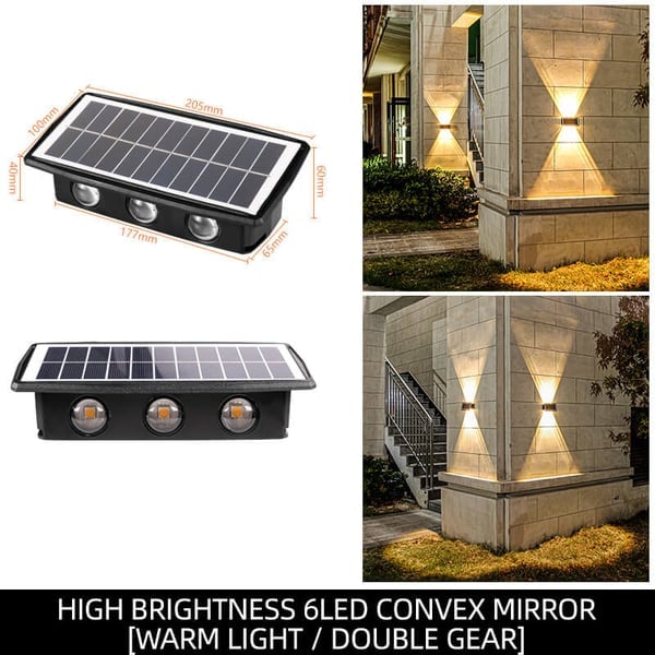 💡  ☀️ Solar Powered Wall Light – Auto On/Off, Weatherproof & Energy Saving 🏡