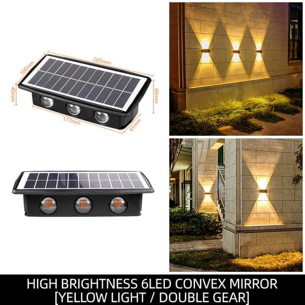 💡  ☀️ Solar Powered Wall Light – Auto On/Off, Weatherproof & Energy Saving 🏡
