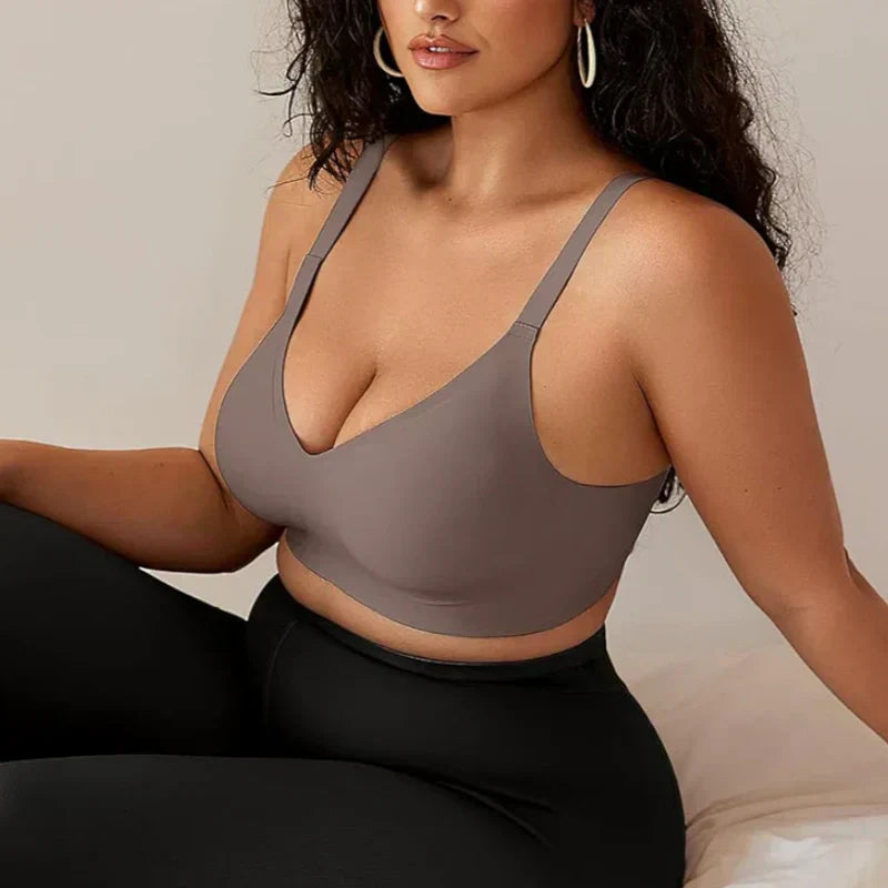 Women's Comfortable Wire-Free Seamless Push Up Bra-Smooth Fit & Breathable Design🔝