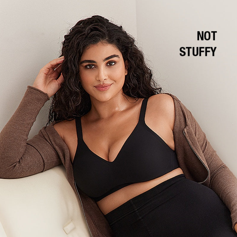 Women's Comfortable Wire-Free Seamless Push Up Bra-Smooth Fit & Breathable Design🔝