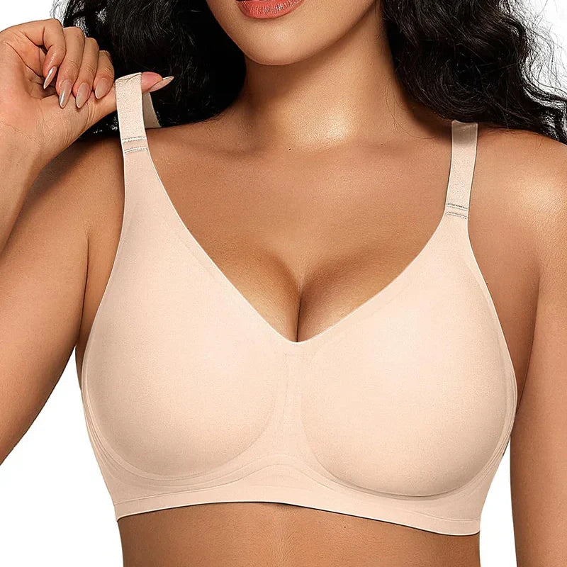 Women's Comfortable Wire-Free Seamless Push Up Bra-Smooth Fit & Breathable Design🔝