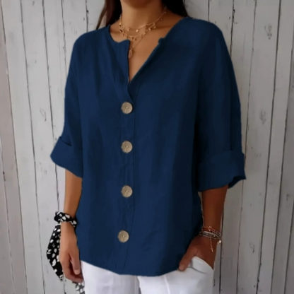 💥Limited Time Big Sale OFF💥Women's Loose Fashion Button Top
