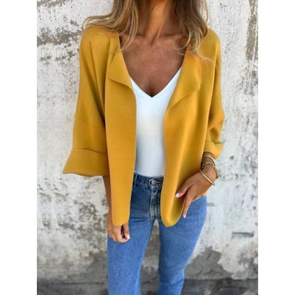 Chic Women's Casual Lapel Coat