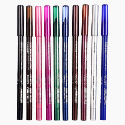 💕10 Colored Eyeliner Gel Pens