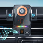 🚗📱 2-in-1 Car Phone Holder & Wireless Charger – 360° Rotation, Strong Grip & Fast Charging 🔋